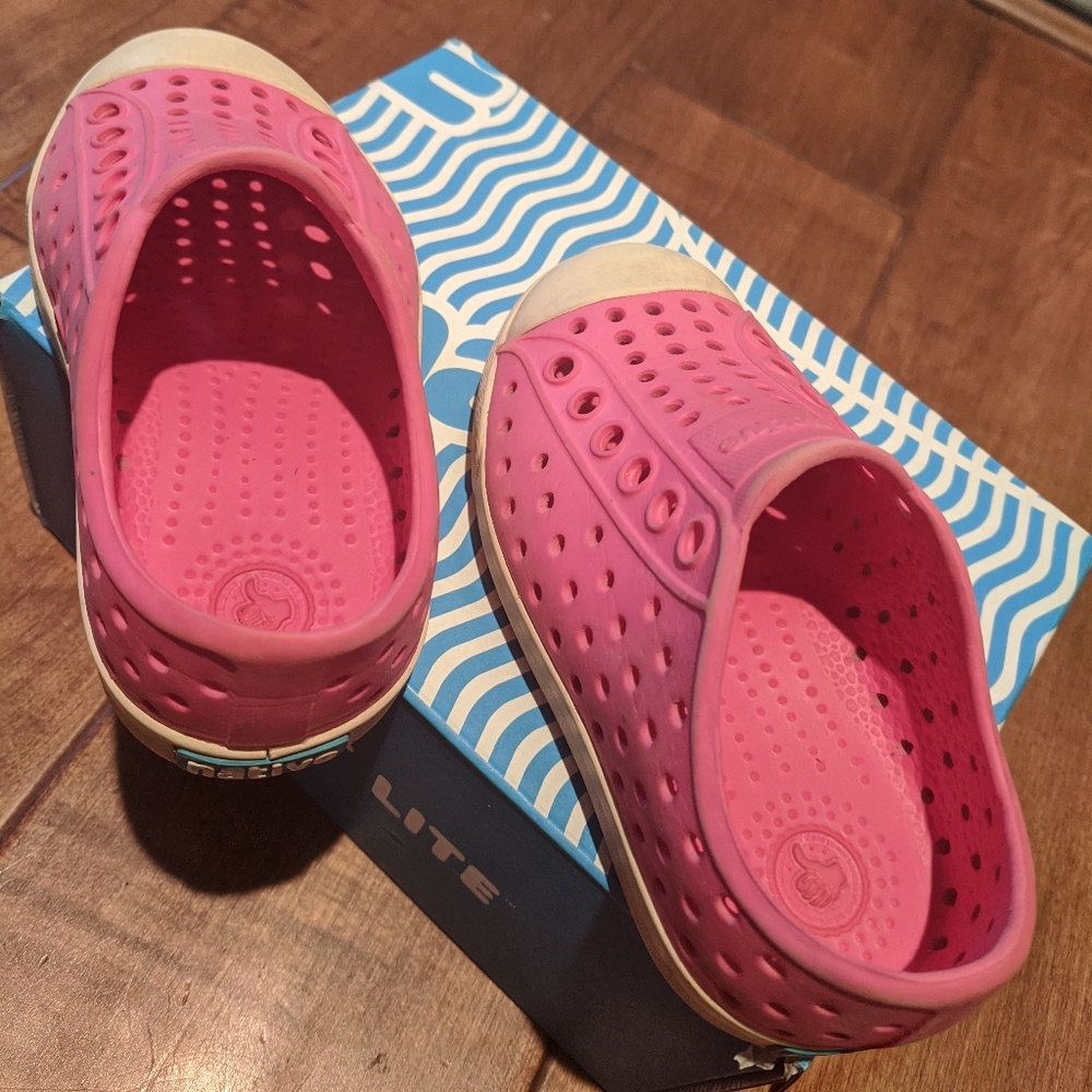 Pink Native shoes